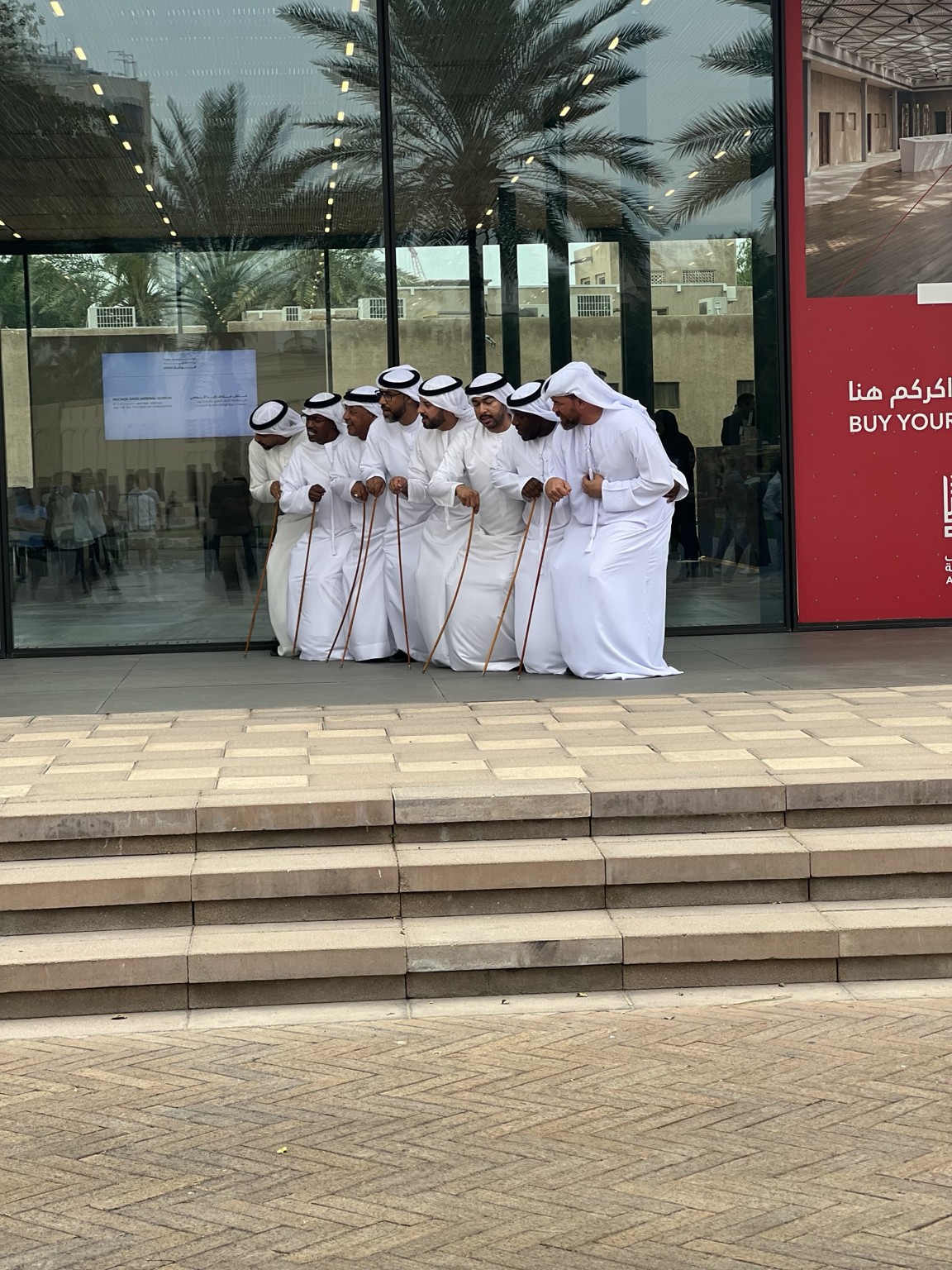 Al Ahla heritage performance with Emirati performers